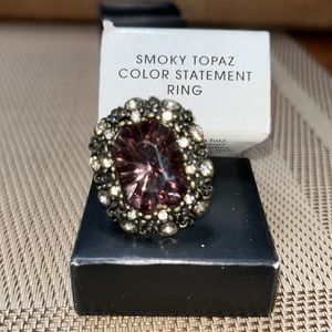 Avon Smoky Topaz Color Statement Ring